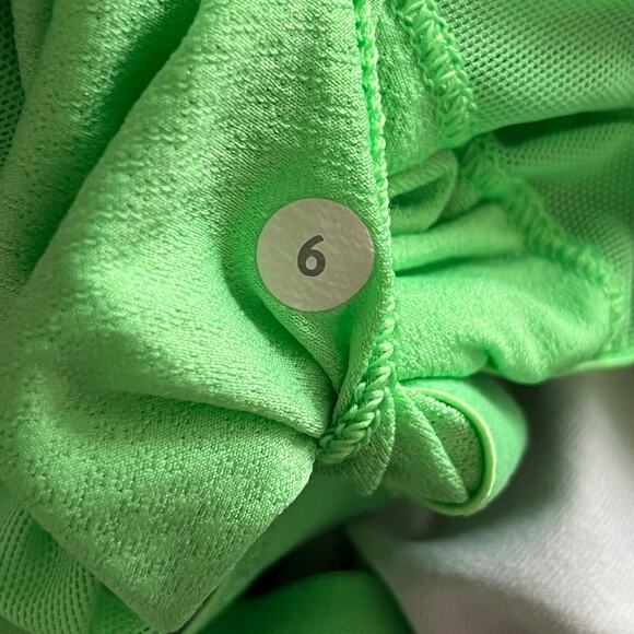 Lululemon Dancing Warrior Tank Top Floral Sport Purple/Green Pistachio Size 6 - Picture 6 of 6